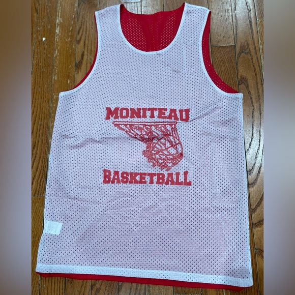 Moniteau Basketball Red and White Jersey - Picture 1 of 10